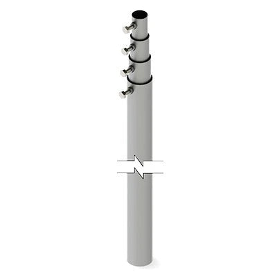 MÁSTIL TELESCÓPICO DE 12 M. (REQUIERE ACCESORIOS DE INSTALACIÓN)-Torres y Mástiles-SYSCOM TOWERS-Bsai Seguridad & Controles