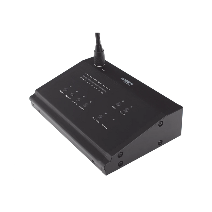 MICRÓFONO A DISTANCIA DE 4 ZONAS PARA SISTEMA DE VOCEO-Megafonia y Audioevacuacion-EPCOM PROAUDIO-Bsai Seguridad & Controles