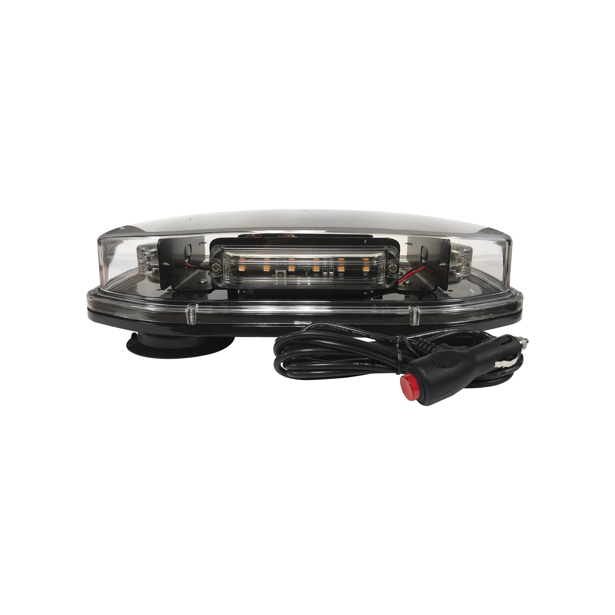 MINI BARRA DE LUCES ESTROBOSCOPICA, COLOR AMBAR, MONTAJE MAGNETICO, 12 VCD-Estrobos/Giratorias-ECCO-Bsai Seguridad & Controles