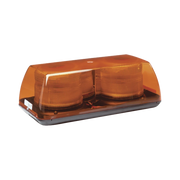 MINI BARRA DE LUCES ESTROBOSCOPICA, COLOR ÁMBAR, MONTAJE PERMANENTE-Torretas-ECCO-Bsai Seguridad & Controles