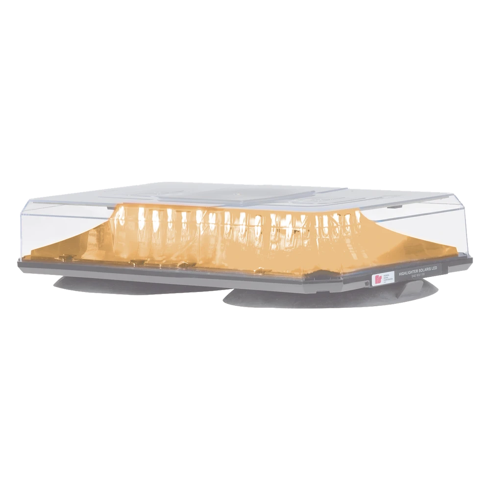 MINI BARRA DE LUCES HIGHLIGHTER LED, COLOR ÁMBAR, MONTAJE DE SUCCIÓN E IMÁN-Torretas-FEDERAL SIGNAL-Bsai Seguridad & Controles