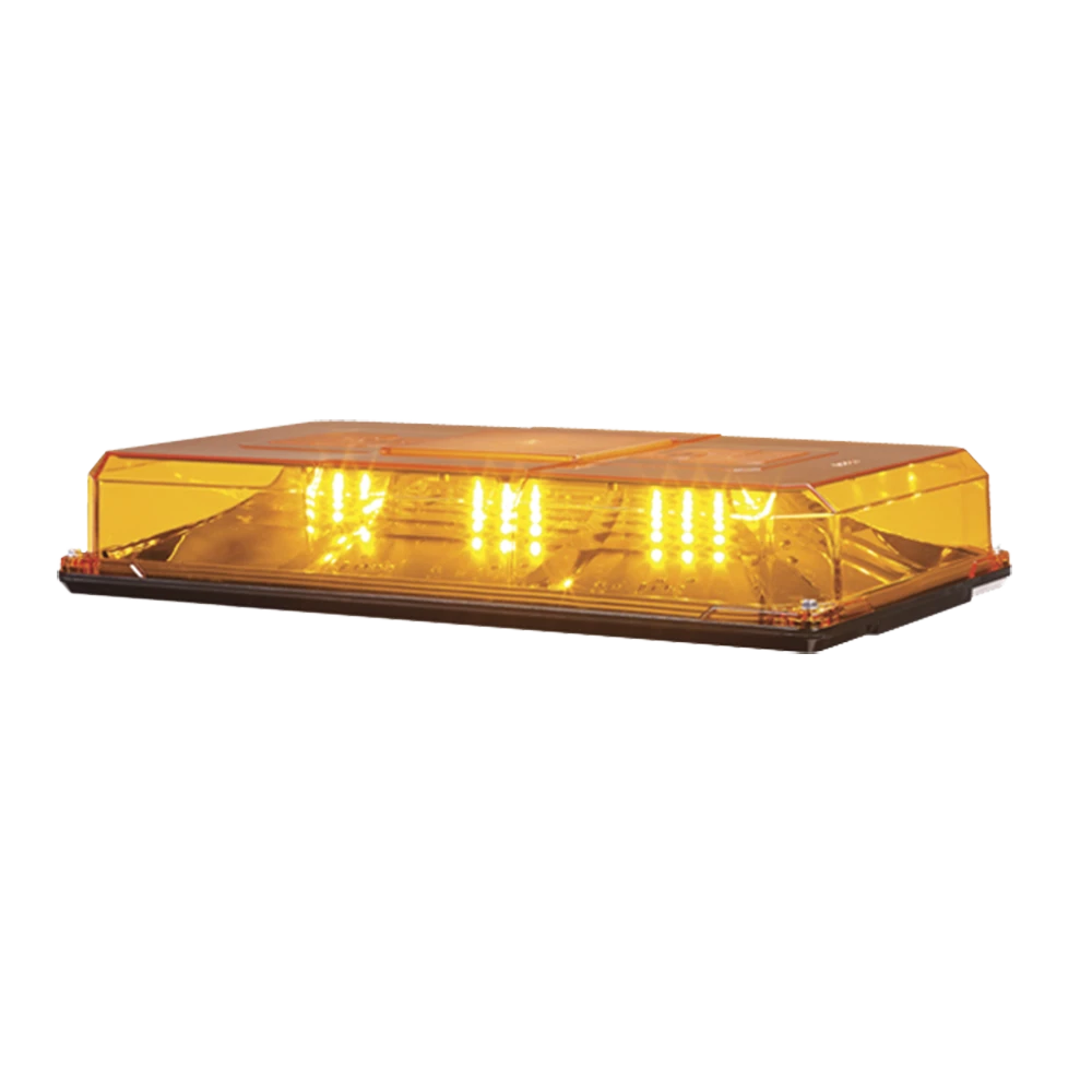 MINI BARRA DE LUCES HIGHLIGHTER LED, COLOR ÁMBAR, MONTAJE PERMANENTE, IDEAL PARA SEGURIDAD PRIVADA-Torretas-FEDERAL SIGNAL-Bsai Seguridad & Controles