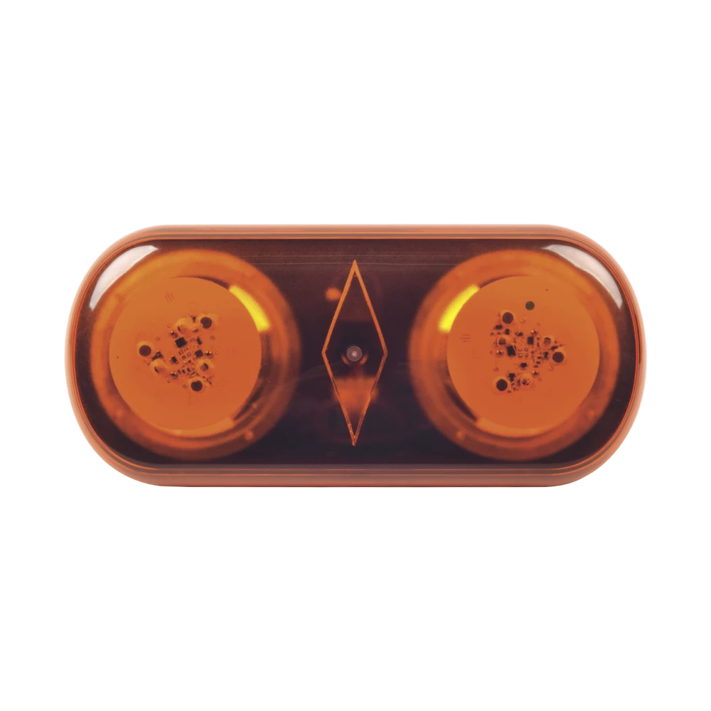 MINI BARRA DE LUCES SERIE X606, CON 18 LED, COLOR ÁMBAR, MONTAJE PERMANENTE-Torretas-EPCOM INDUSTRIAL SIGNALING-Bsai Seguridad & Controles