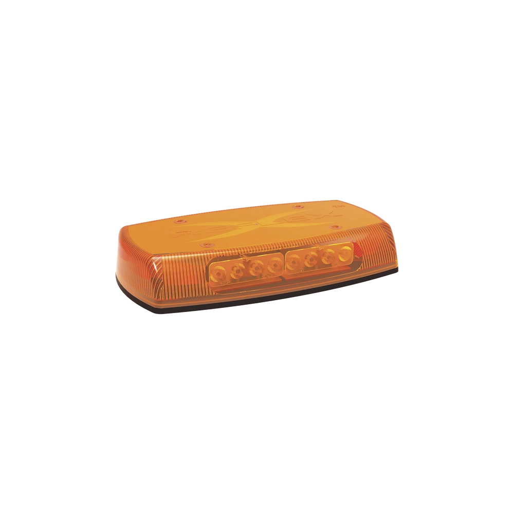 MINI BARRA DE LUCES ULTRA BRILLANTE, COLOR DOMO AMBAR, LED ÁMBAR, IDEAL PARA SEGURIDAD PRIVADA-Torretas-ECCO-Bsai Seguridad & Controles