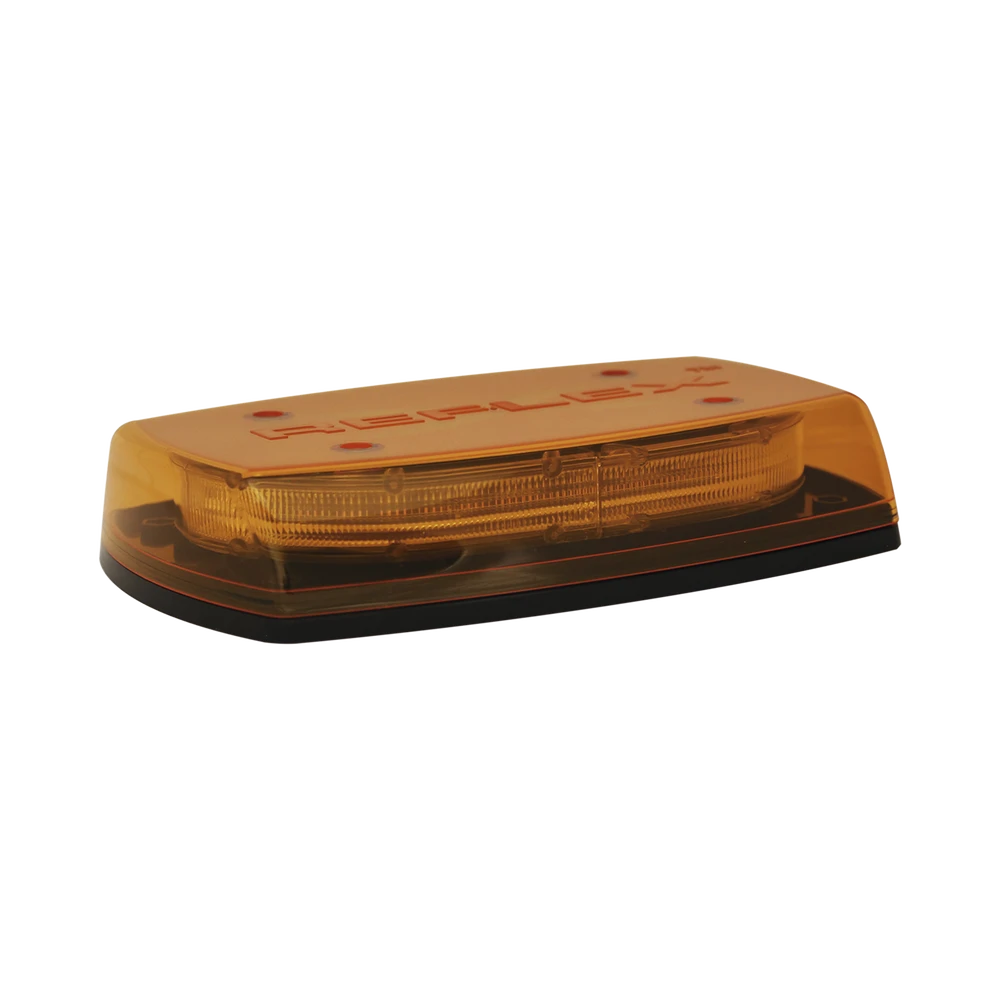 MINI BARRA DE LUCES ULTRA BRILLANTE, COLOR DOMO AMBAR, LED ÁMBAR, IDEAL PARA SEGURIDAD PRIVADA-Torretas-ECCO-Bsai Seguridad & Controles