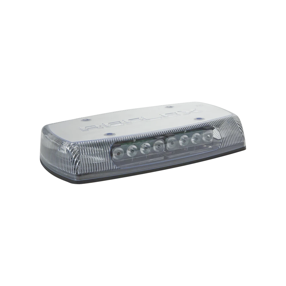 MINI BARRA DE LUCES ULTRA BRILLANTE, COLOR DOMO CLARO, LED AZUL, IDEAL PARA SEGURIDAD PRIVADA-Torretas-ECCO-Bsai Seguridad & Controles