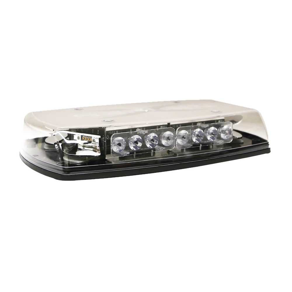MINI BARRA DE LUCES ULTRA BRILLANTE, COLOR DOMO CLARO, LED ÁMBAR/CLARO, IDEAL PARA SEGURIDAD PRIVADA-Torretas-ECCO-Bsai Seguridad & Controles