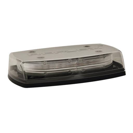 MINI BARRA DE LUCES ULTRA BRILLANTE, COLOR DOMO CLARO, LED ÁMBAR/ROJO, IDEAL PARA SEGURIDAD PRIVADA-Torretas-ECCO-Bsai Seguridad & Controles