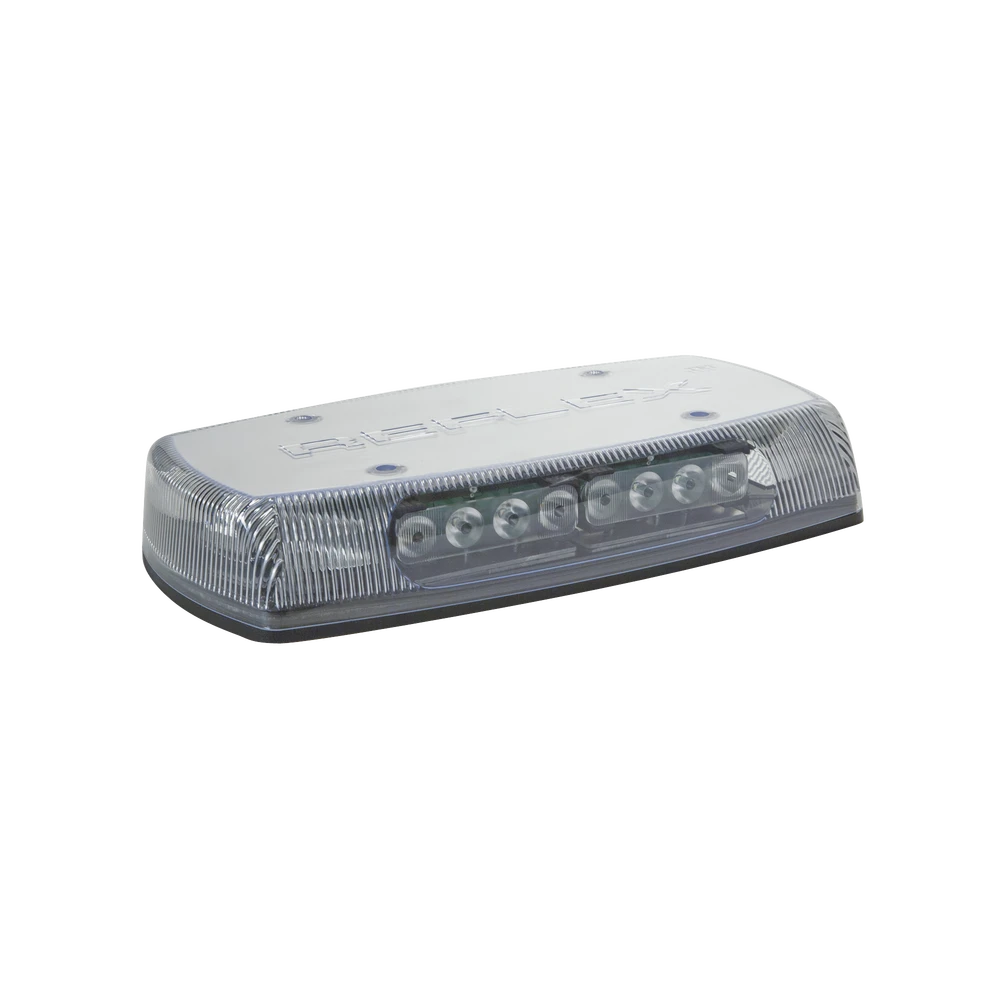 MINI BARRA DE LUCES ULTRA BRILLANTE, COLOR DOMO CLARO, LED ÁMBAR/VERDE, IDEAL PARA SEGURIDAD PRIVADA-Torretas-ECCO-Bsai Seguridad & Controles