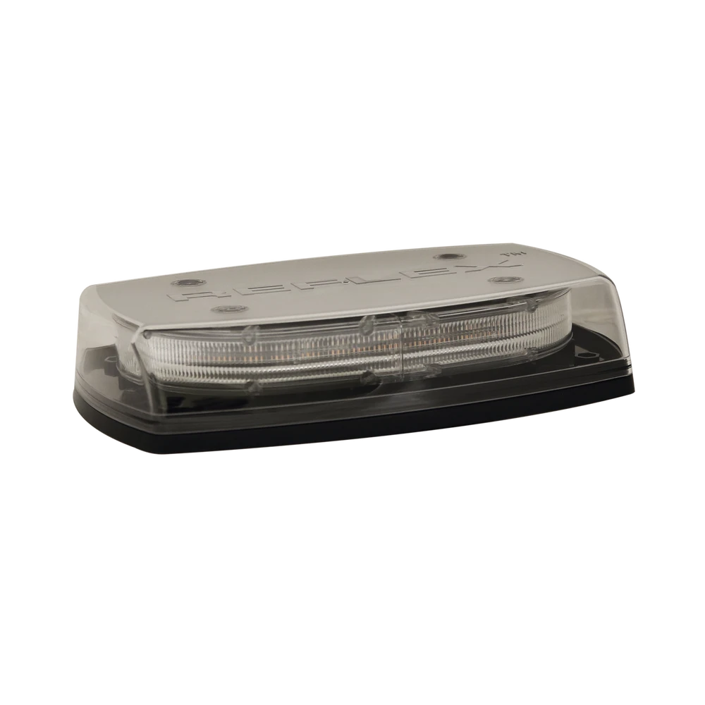 MINI BARRA DE LUCES ULTRA BRILLANTE, COLOR DOMO CLARO, LED ÁMBAR, IDEAL PARA SEGURIDAD PRIVADA-Torretas-ECCO-Bsai Seguridad & Controles