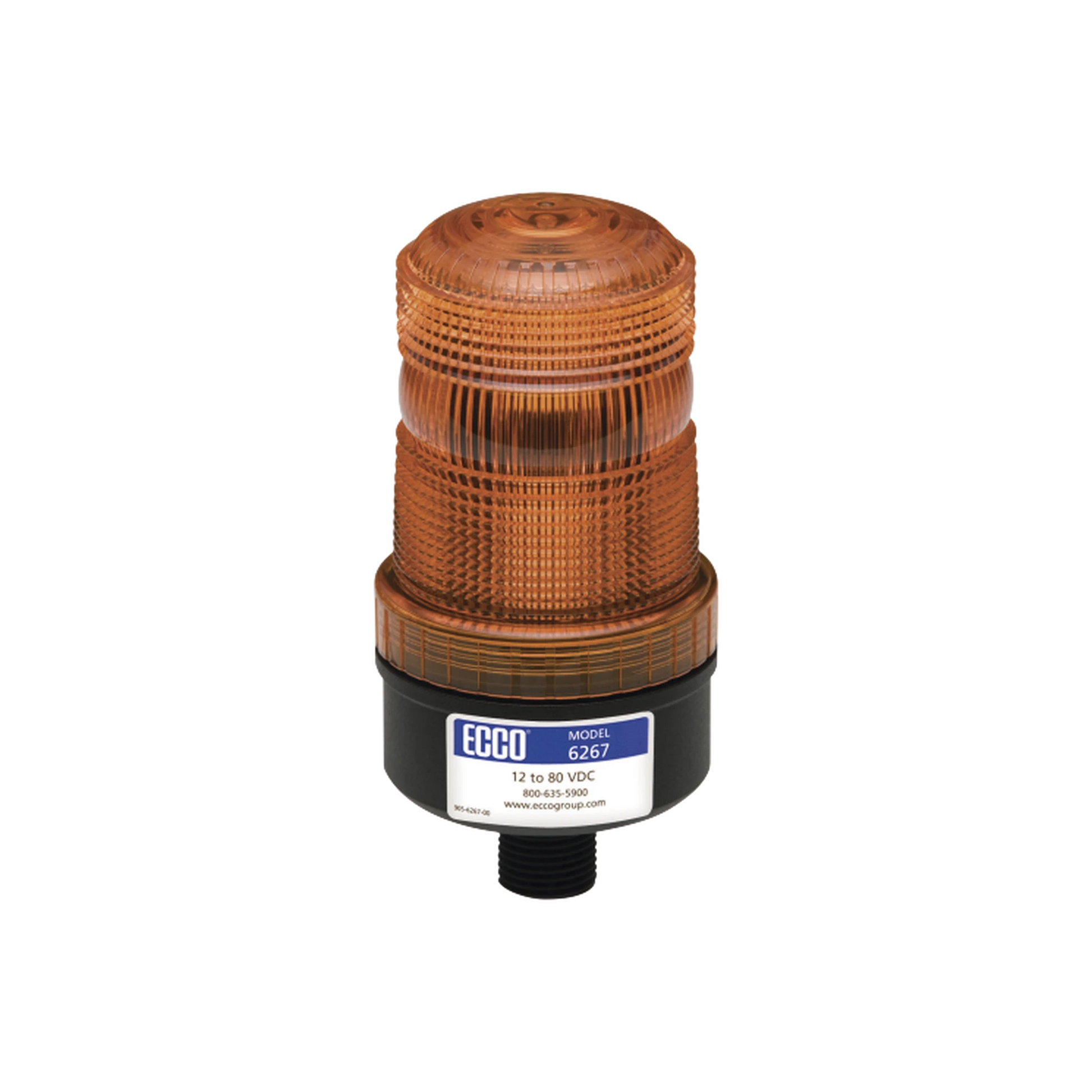 MINI BURBUJA CON ROSCA DE 1/2" EN BASE-Estrobos/Giratorias-ECCO-Bsai Seguridad & Controles