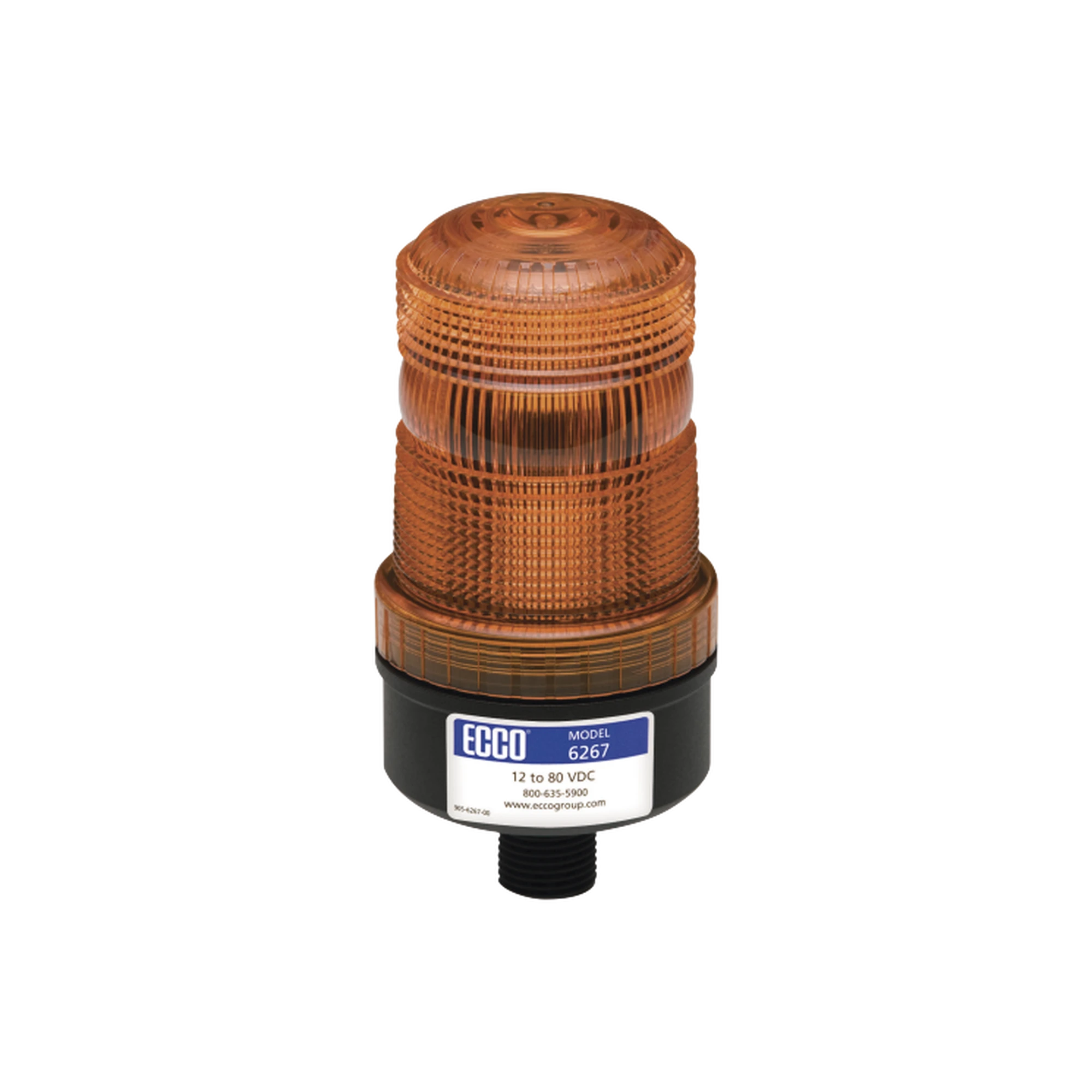 MINI BURBUJA CON ROSCA DE 1/2" EN BASE-Estrobos/Giratorias-ECCO-Bsai Seguridad & Controles