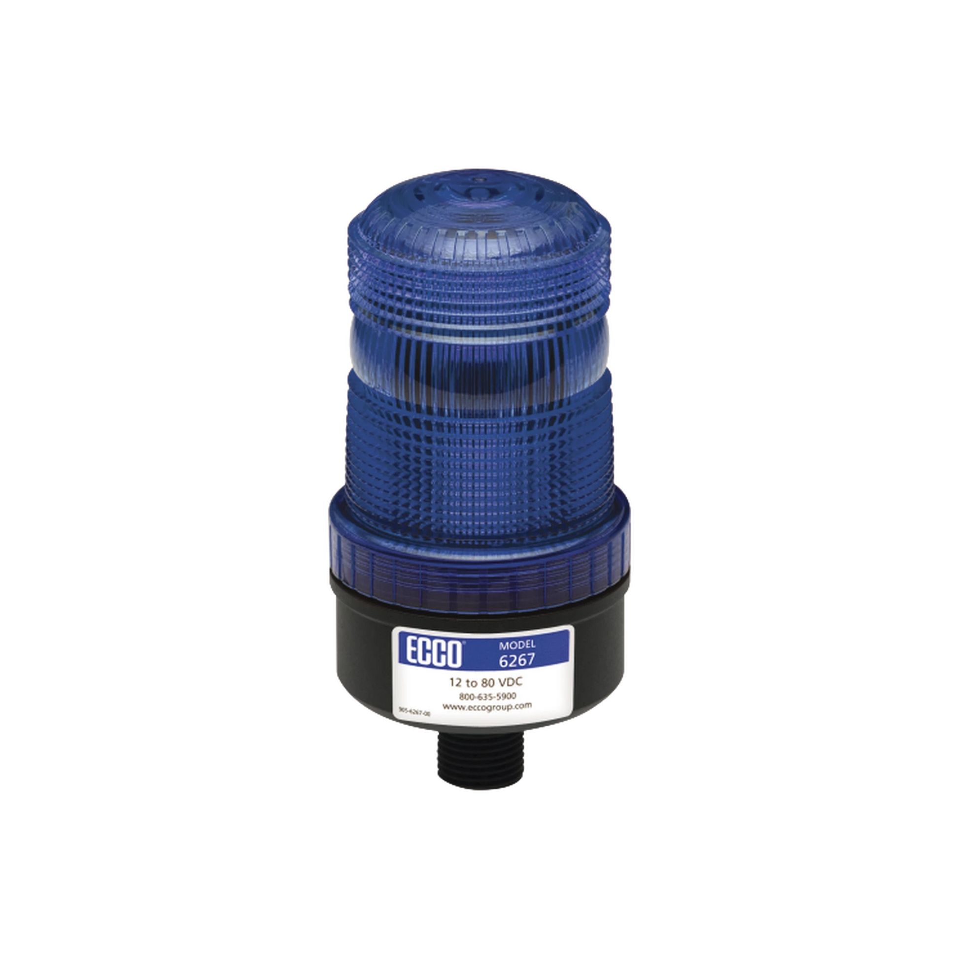 MINI BURBUJA CON ROSCA DE 1/2" EN BASE-Estrobos/Giratorias-ECCO-Bsai Seguridad & Controles