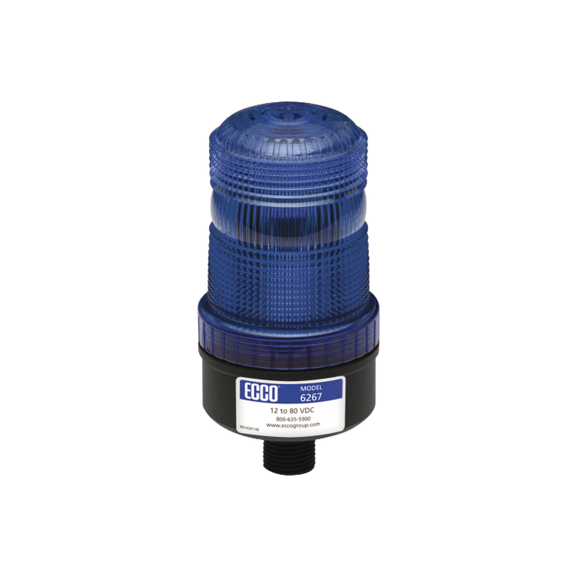 MINI BURBUJA CON ROSCA DE 1/2" EN BASE-Estrobos/Giratorias-ECCO-Bsai Seguridad & Controles