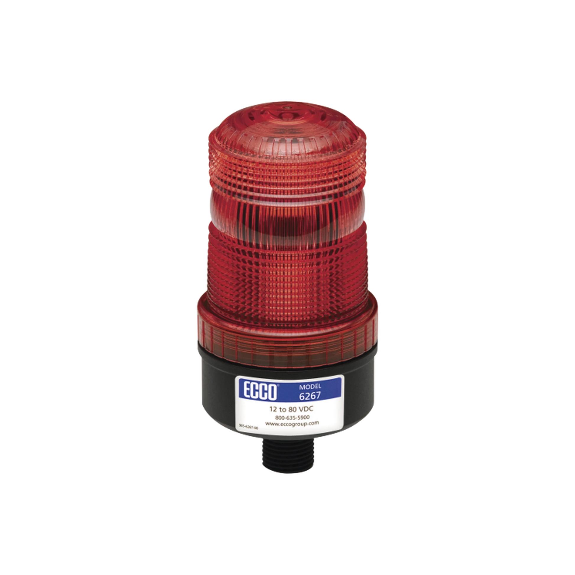 MINI BURBUJA CON ROSCA DE 1/2" EN BASE-Estrobos/Giratorias-ECCO-Bsai Seguridad & Controles