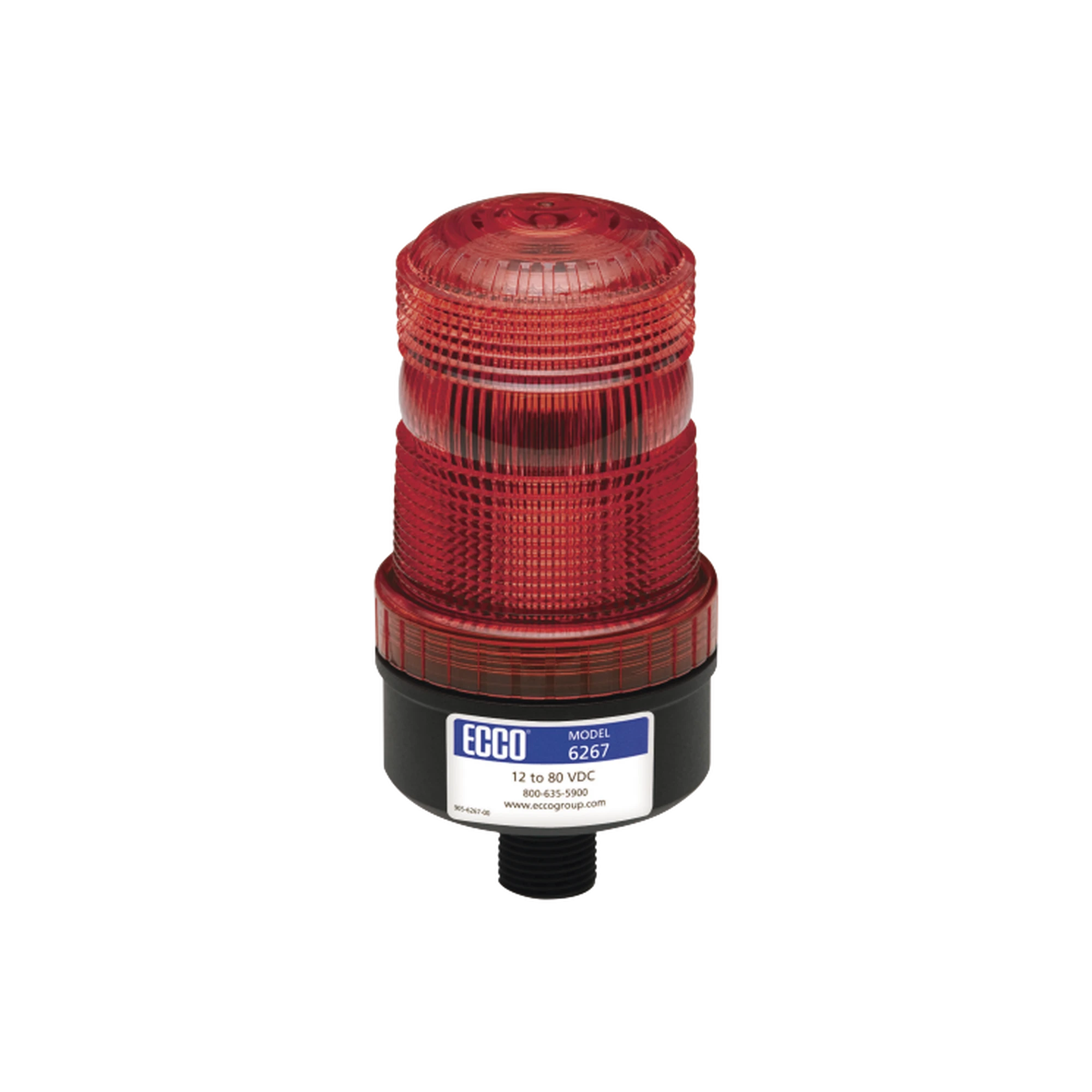 MINI BURBUJA CON ROSCA DE 1/2" EN BASE-Estrobos/Giratorias-ECCO-Bsai Seguridad & Controles