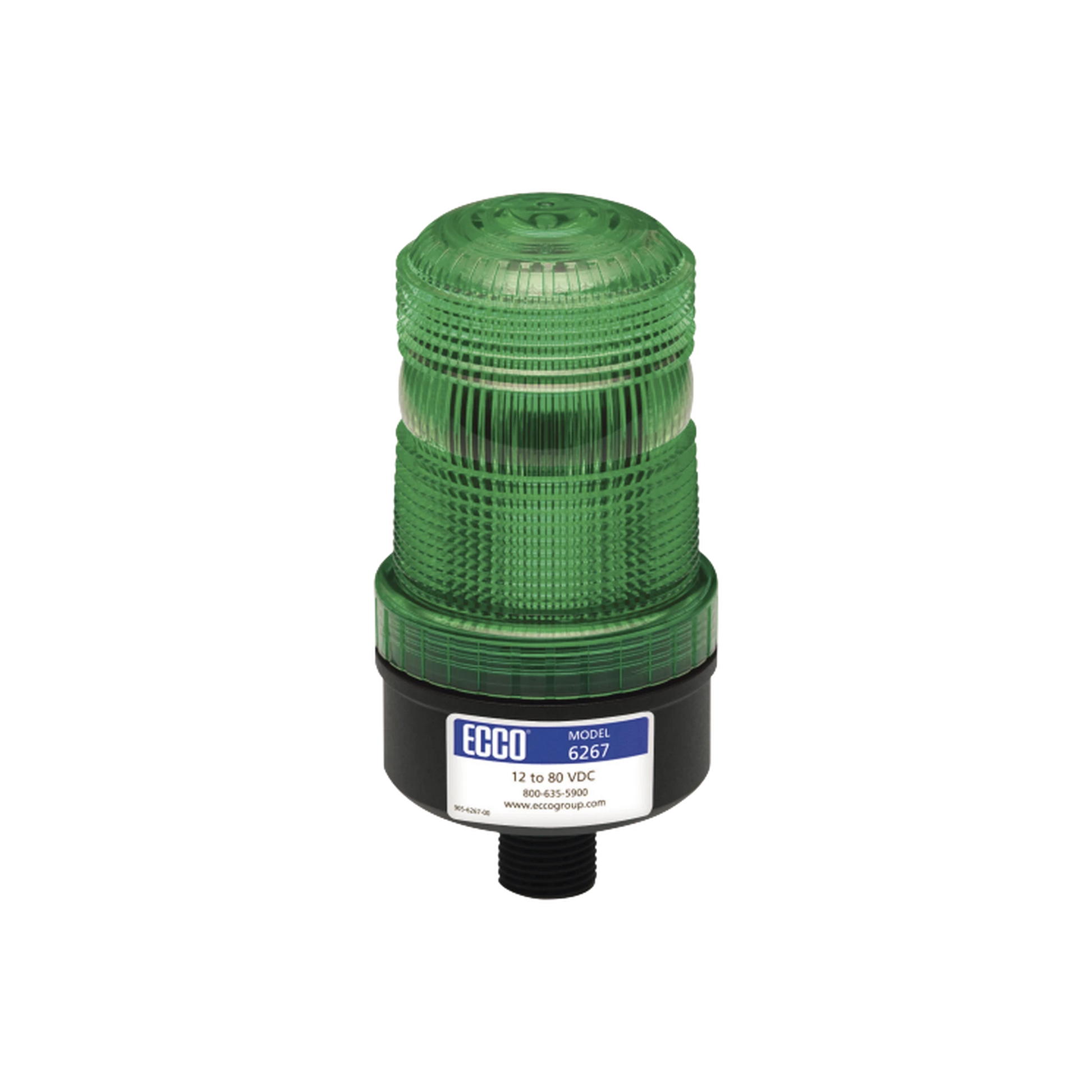 MINI BURBUJA CON ROSCA DE 1/2" EN BASE-Estrobos/Giratorias-ECCO-Bsai Seguridad & Controles