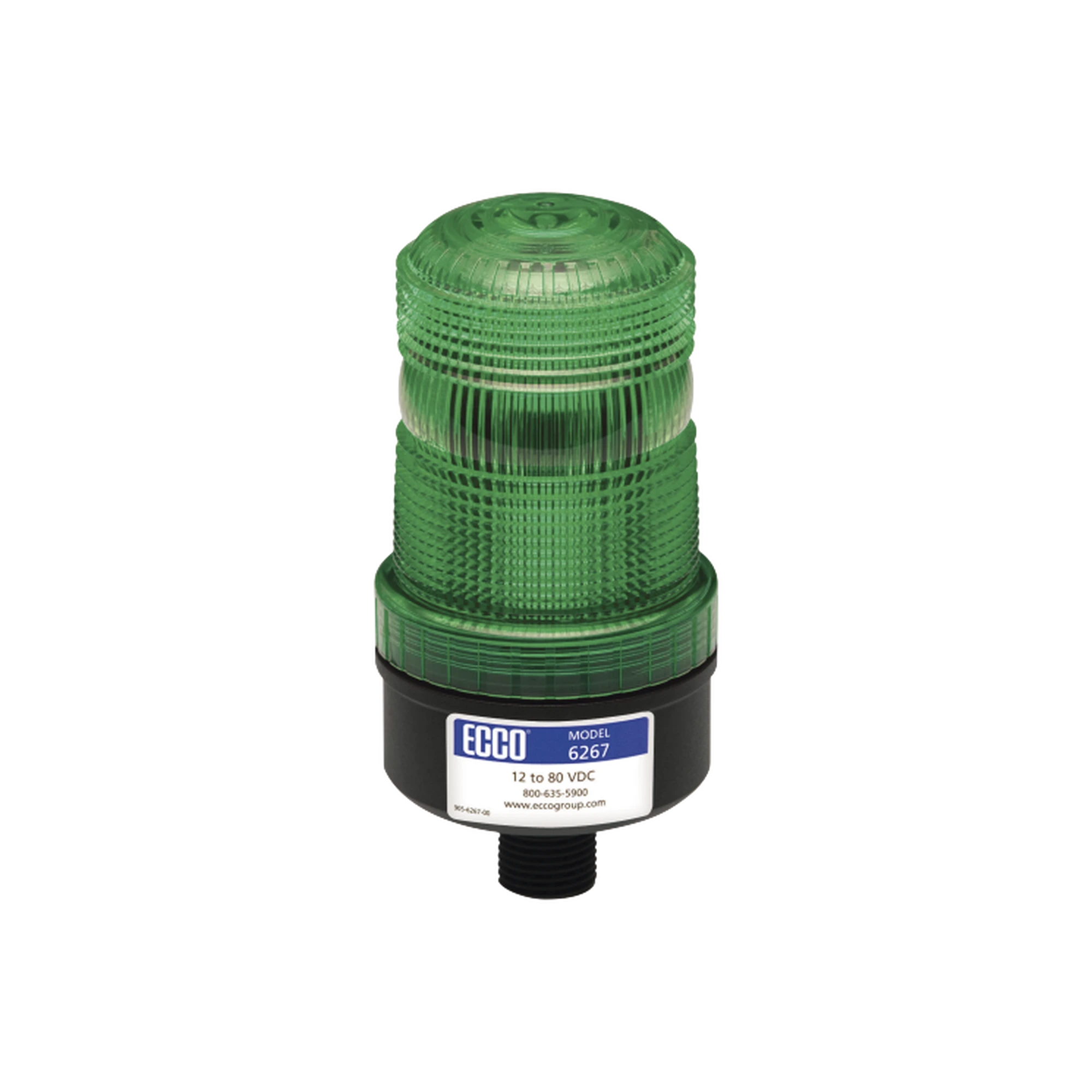 MINI BURBUJA CON ROSCA DE 1/2" EN BASE-Estrobos/Giratorias-ECCO-Bsai Seguridad & Controles