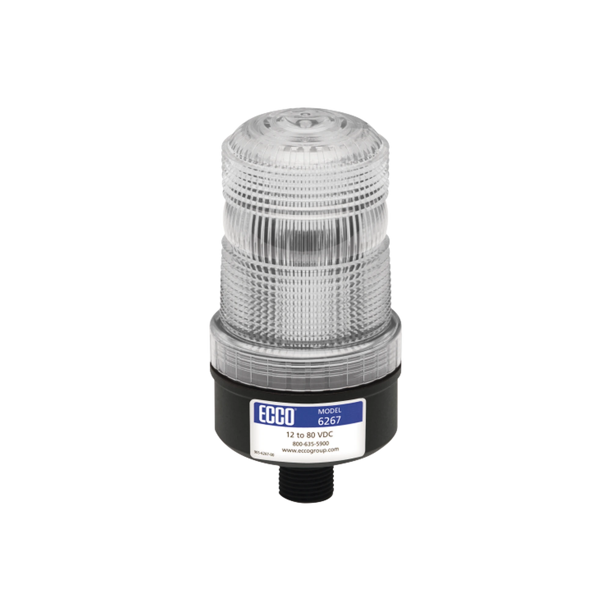 MINI BURBUJA CON ROSCA DE 1/2" EN BASE-Estrobos/Giratorias-ECCO-Bsai Seguridad & Controles