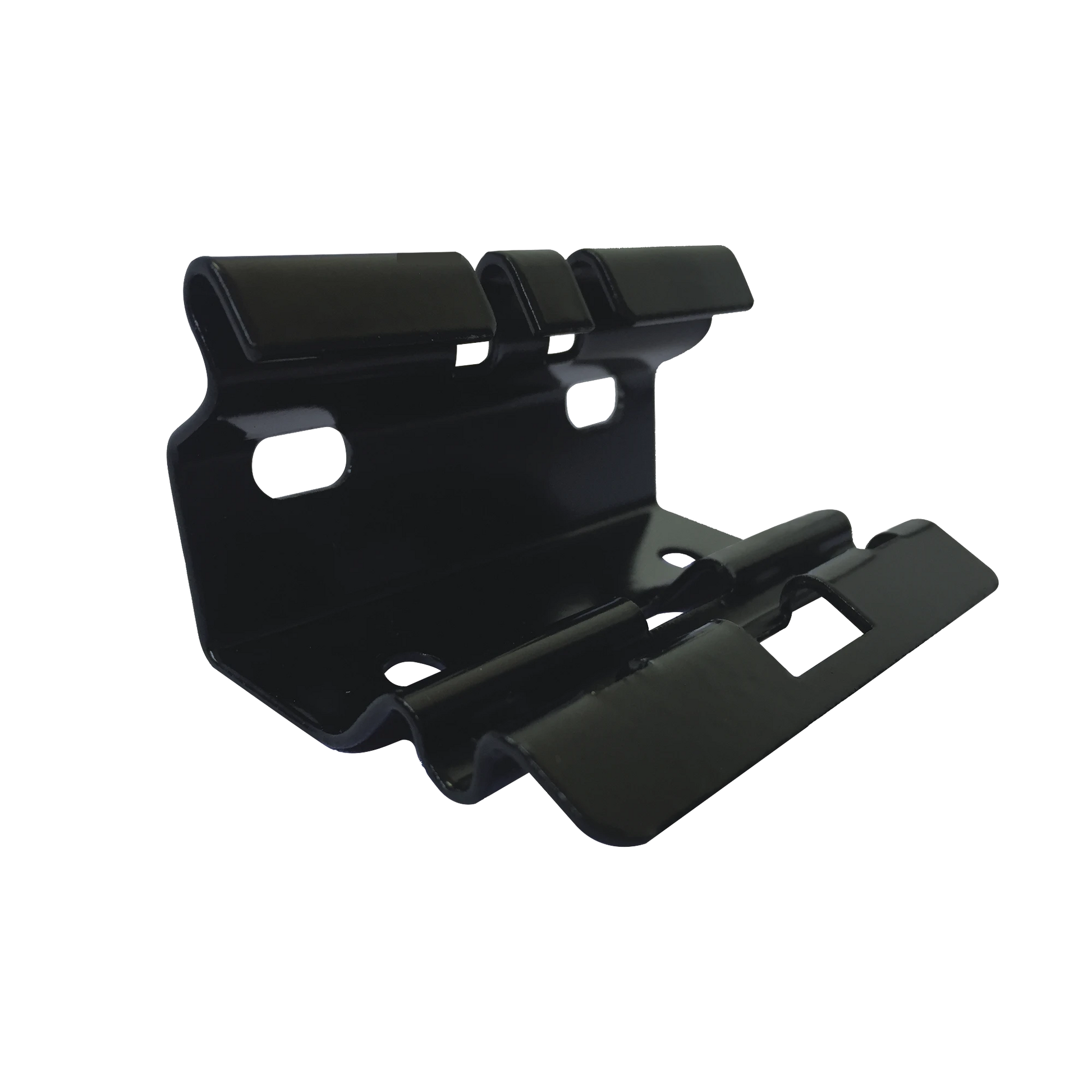 MINI CLIP AUTOMÁTICO CON BAÑO DE PINTURA EPOXICA EN COLOR NEGRO, PARA UNIR TRAMOS DE CHAROLA-Accesorios Charola-CHAROFIL-Bsai Seguridad & Controles