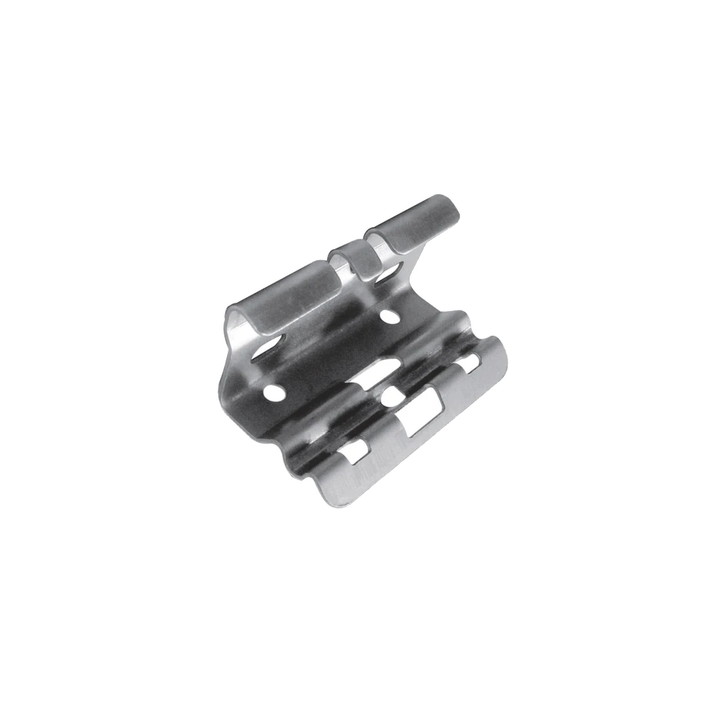 MINI CLIP AUTOMÁTICO, PARA UNIR TRAMOS DE CHAROLA, CON ACABADO ELECTRO ZINC-Uniones-CHAROFIL-Bsai Seguridad & Controles