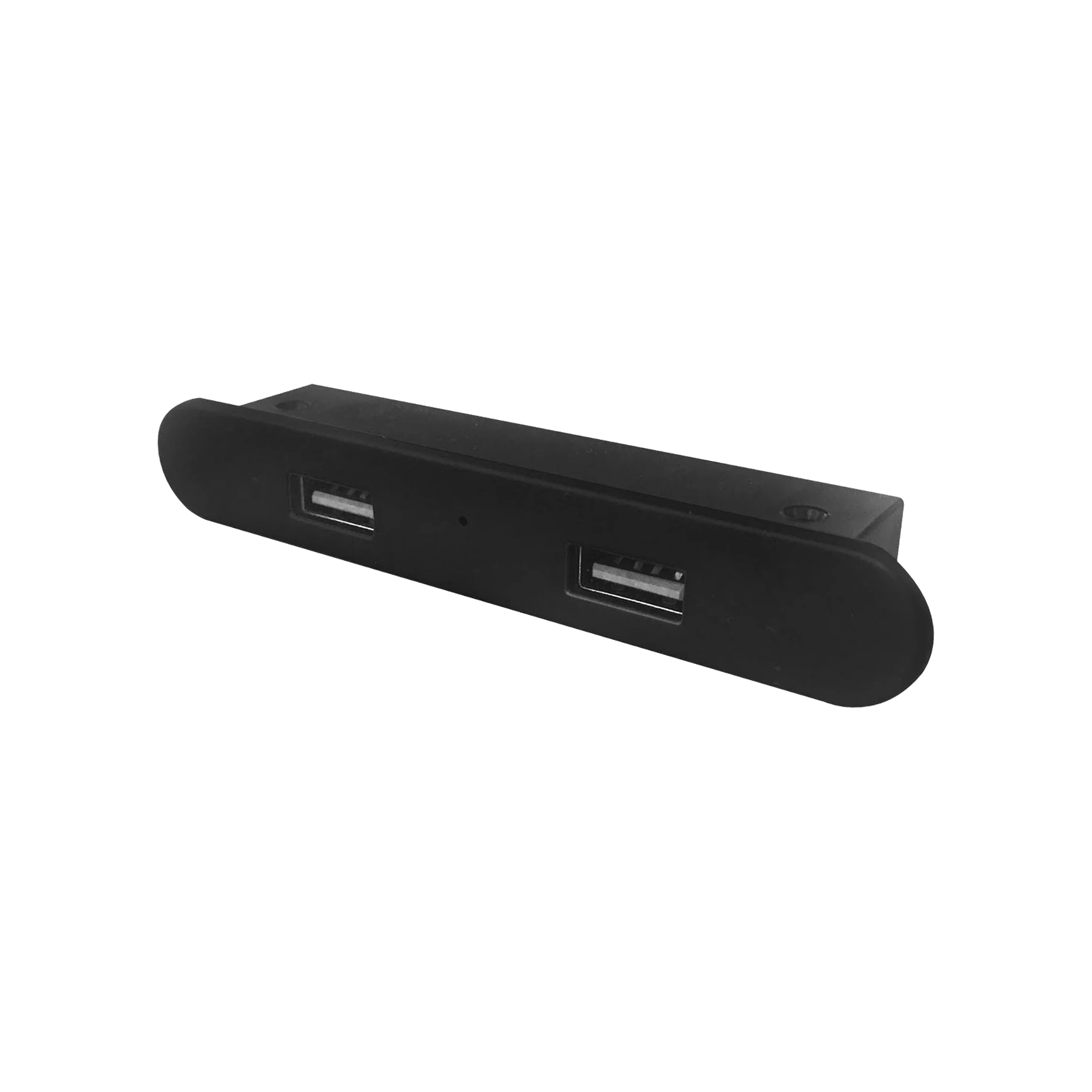 MINI EMPOTRABLE RECTANGULAR COLOR NEGRO, CON 2 PUERTOS USB CON CABLE-Cajas Superficiales-THORSMAN-Bsai Seguridad & Controles