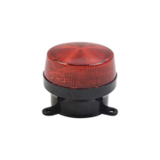 MINI ESTROBO COLOR ROJO CON MONTAJE DE PESTAÑA.-Sirenas-SFIRE-Bsai Seguridad & Controles