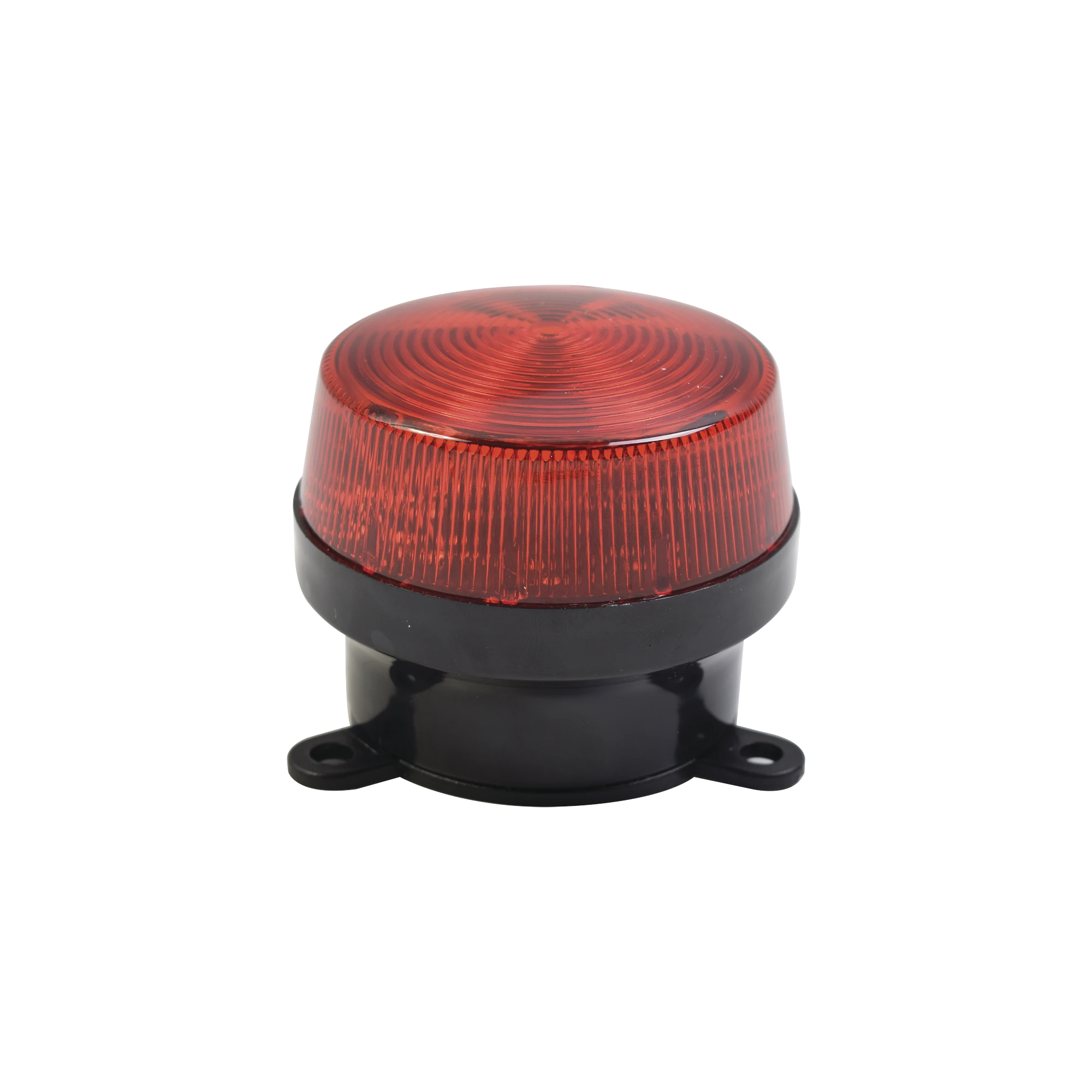 MINI ESTROBO COLOR ROJO CON MONTAJE DE PESTAÑA.-Sirenas-SFIRE-Bsai Seguridad & Controles