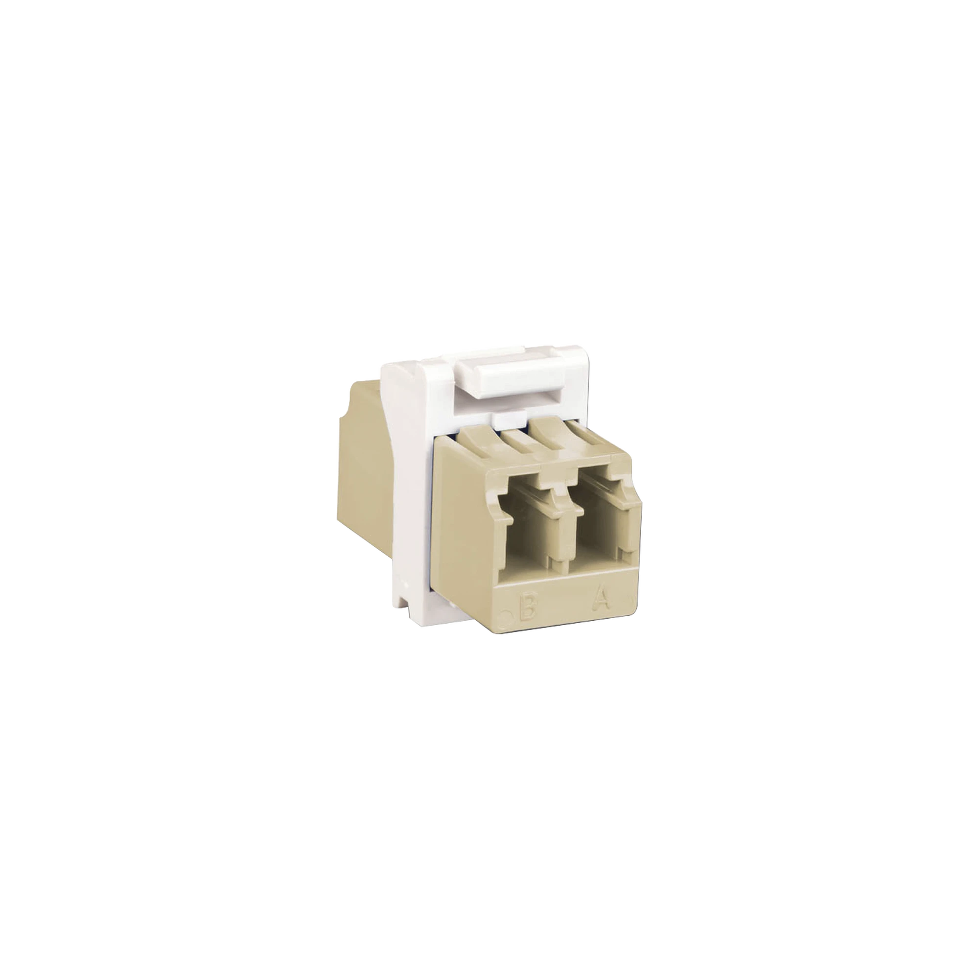 MODULO ACOPLADOR MAX DE FIBRA OPTICA, LC DUPLEX, COMPATIBLE CON MONOMODO Y MULTIMODO, COLOR BLANCO-Conectores-SIEMON-Bsai Seguridad & Controles