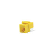 MODULO JACK CAT6 SIN HERRAMIENTA (TOOLLESS) KEYSTONE - COLOR AMARILLO-Jacks / Plugs-LINKEDPRO BY EPCOM-Bsai Seguridad & Controles