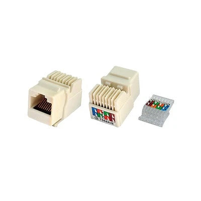 MODULO JACK CAT6 SIN HERRAMIENTA (TOOLLESS) KEYSTONE PARA FACEPLATE - COLOR ROJO-Jacks / Plugs-LINKEDPRO BY EPCOM-Bsai Seguridad & Controles
