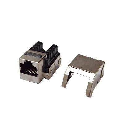 MODULO JACK KEYSTONE CAT5E CON TERMINACION 110 (PUNCHDOWN) BLINDADO (STP) - METAL-Jacks / Plugs-LINKEDPRO BY EPCOM-Bsai Seguridad & Controles