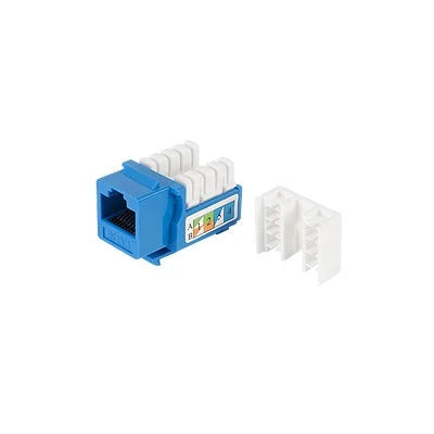 MODULO JACK KEYSTONE CAT5E CON TERMINACION 110 (PUNCHDOWN) PARA FACEPLATE - COLOR AZUL-Jacks / Plugs-LINKEDPRO BY EPCOM-Bsai Seguridad & Controles