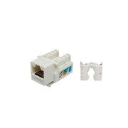 MODULO JACK KEYSTONE CAT5E CON TERMINACION 110 (PUNCHDOWN) PARA FACEPLATE - COLOR BLANCO-Jacks / Plugs-LINKEDPRO BY EPCOM-Bsai Seguridad & Controles
