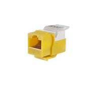 MODULO JACK KEYSTONE CAT5E SIN HERRAMIENTA (TOOLLESS) PARA FACEPLATE - COLOR AMARILLO-Jacks / Plugs-LINKEDPRO BY EPCOM-Bsai Seguridad & Controles