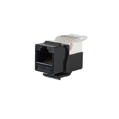 MODULO JACK KEYSTONE CAT5E SIN HERRAMIENTA (TOOLLESS) PARA FACEPLATE - COLOR NEGRO-Jacks / Plugs-LINKEDPRO BY EPCOM-Bsai Seguridad & Controles