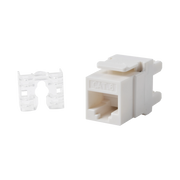 MODULO JACK KEYSTONE CAT6 CON TERMINACION 110 (PUNCHDOWN) ANGULO 180 º COLOR BLANCO-Jacks / Plugs-LINKEDPRO BY EPCOM-Bsai Seguridad & Controles