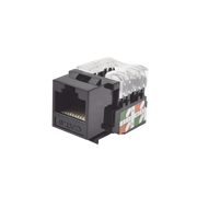 MODULO JACK KEYSTONE CAT6 CON TERMINACION 110 (PUNCHDOWN) PARA FACEPLATE - COLOR NEGRO-Jacks / Plugs-LINKEDPRO BY EPCOM-Bsai Seguridad & Controles