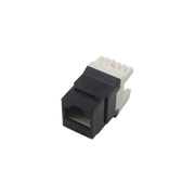 MODULO JACK KEYSTONE CAT6 CON TERMINACION EN ANGULO 180 Âº COLOR NEGRO-Jacks / Plugs-LINKEDPRO BY EPCOM-Bsai Seguridad & Controles