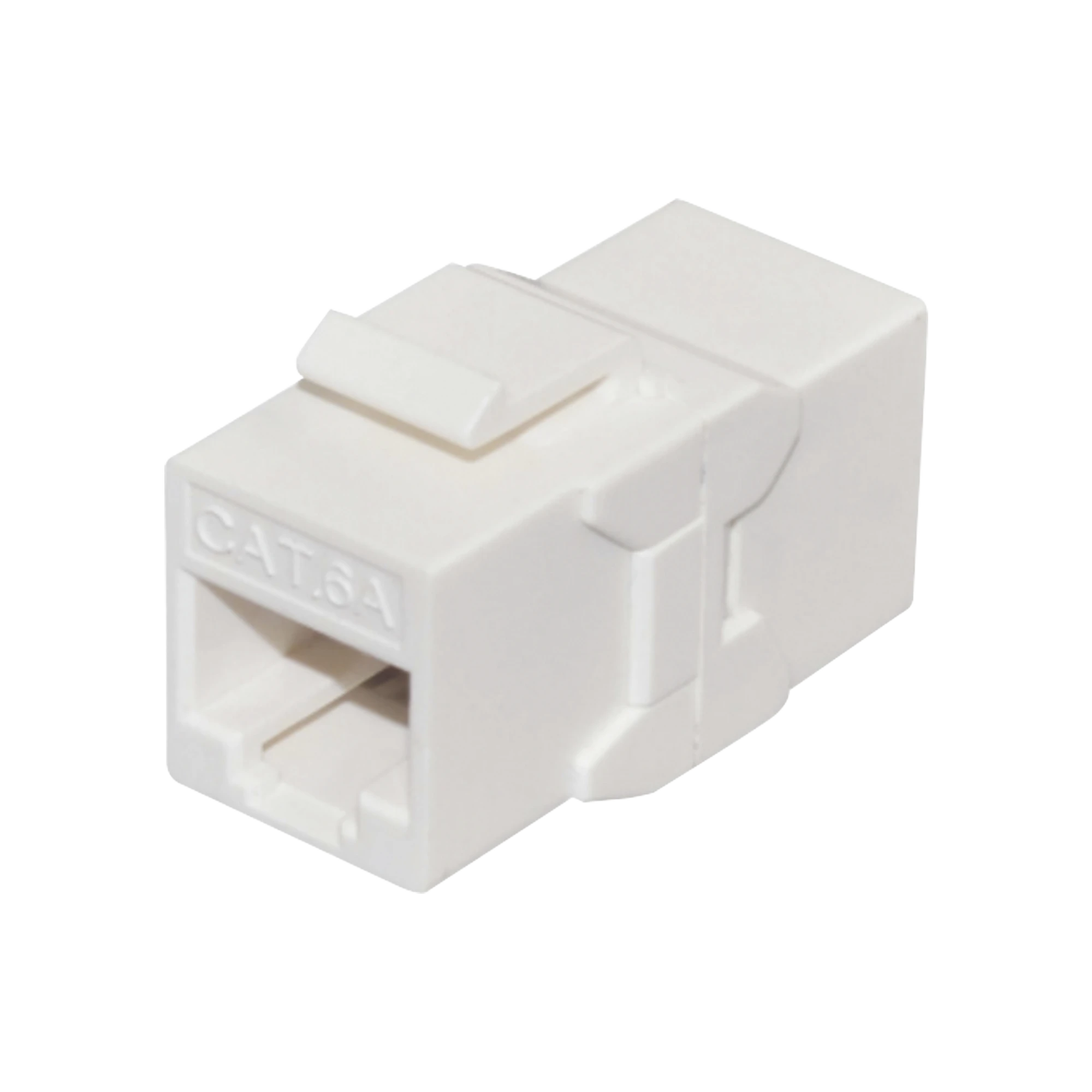 MODULO JACK KEYSTONE CAT6A CON TERMINACION EN ANGULO 180º COLOR BLANCO-Jacks / Plugs-LINKEDPRO BY EPCOM-Bsai Seguridad & Controles