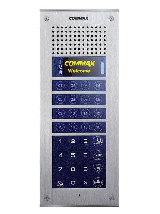 COMMAX CMP4BCT - FRENTE DE CALLE PARA SOLUCIÓN DE APARTAMENTOS CON MODUM SIMPLE Y COMPLEJO, SOPORTA HASTA 300 MONITORES CDV Y CMV, COMPATIBLE CON ESTACIÓN DE GUARDIA-Videoporteros e Interfonos-COMMAX-CMX104052-Bsai Seguridad & Controles