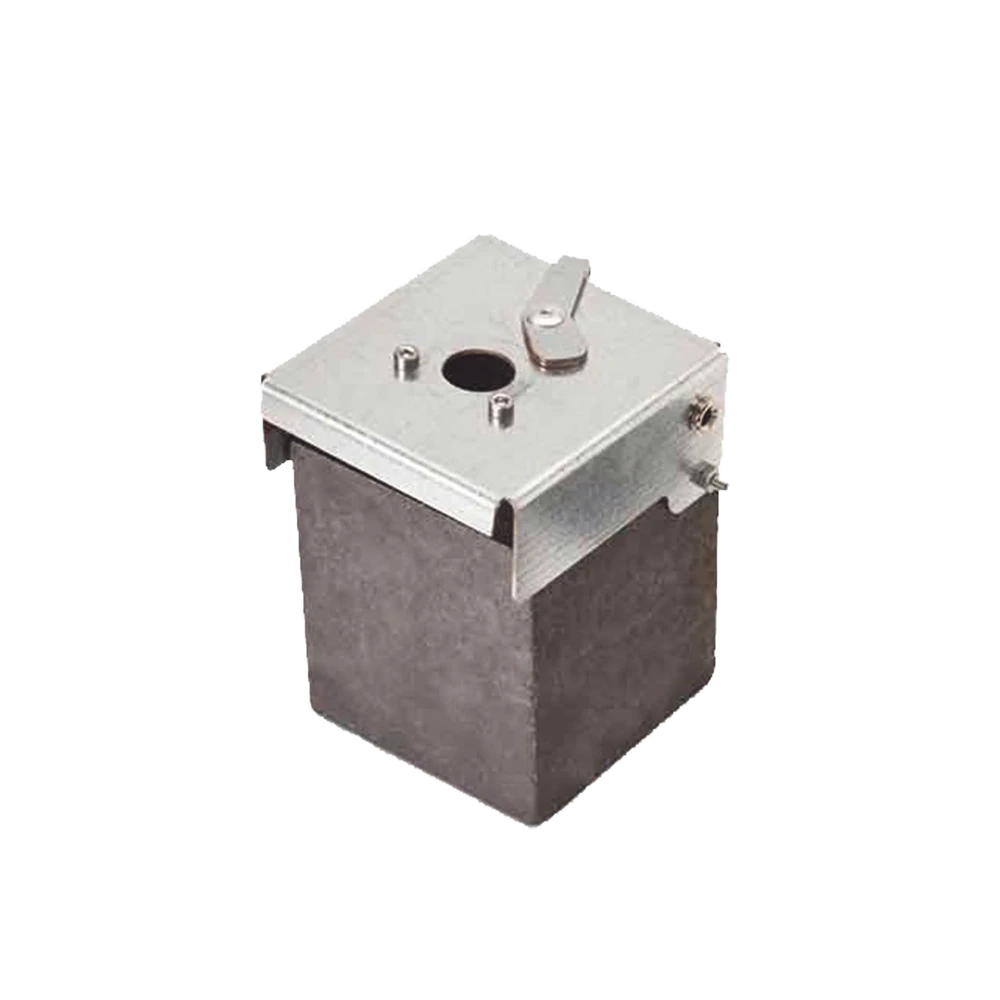 MOLDE DE GRAFITO VERTICAL UNIÓN EN T VERTICAL DE CABLE DE 50MM² (PASANTE) CON VARILLA DE Ø16 MM (TERMINAL)-Accesorios para Instalacion Tierra Fisica y Pararrayos-APLICACIONES TECNOLOGICAS-Bsai Seguridad & Controles