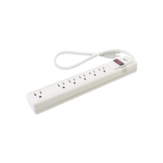 MULTICONTACTO CON SUPRESOR DE PICOS 450 JOULES, VOLTAJE DE ENTRADA: 127 VCA NEMA 5-15P, CON 6 SALIDAS NEMA 5-15R.-Herramientas-SURTEK-Bsai Seguridad & Controles