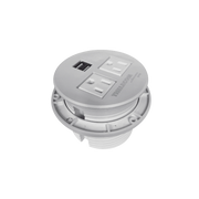 MULTICONTACTOS / USB EMPOTRABLE COLOR BLANCO, NO INCLUYE CABLE DE PODER-Cajas Superficiales-THORSMAN-Bsai Seguridad & Controles