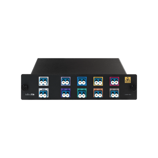 MULTIPLEXOR DE 8 CANALES A 1 CANAL, CWDM PASIVO-Distribuidores de Fibra Optica-MIKROTIK-Bsai Seguridad & Controles