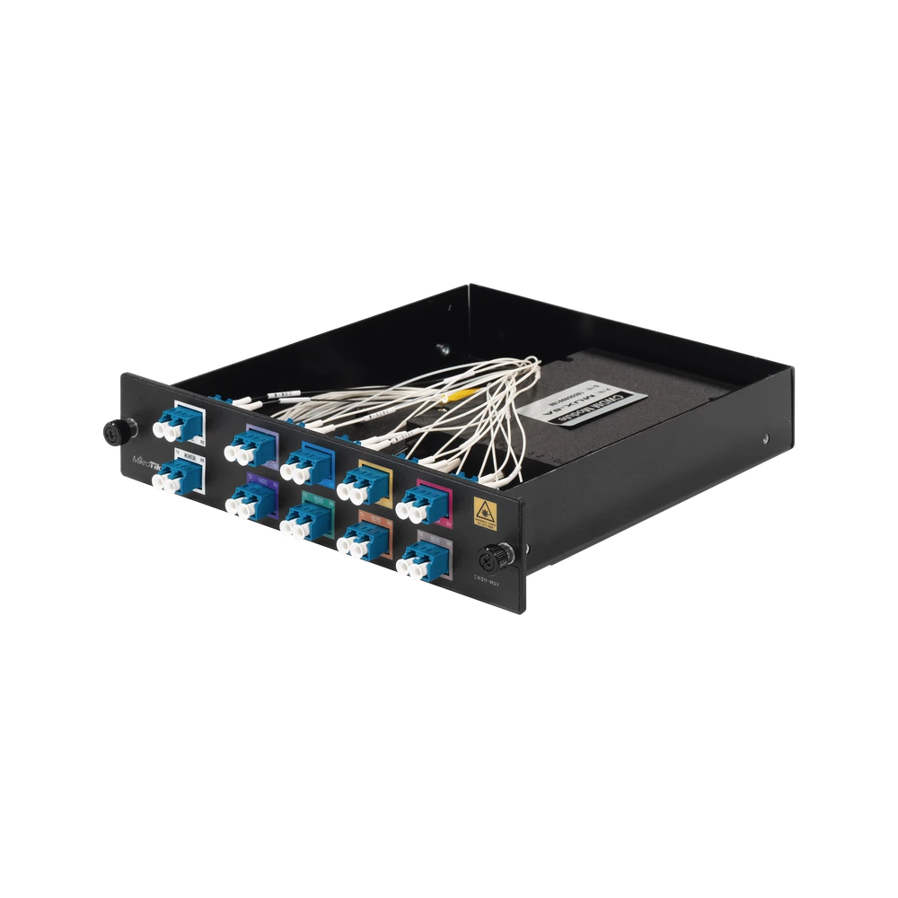 MULTIPLEXOR DE 8 CANALES A 1 CANAL, CWDM PASIVO-Distribuidores de Fibra Optica-MIKROTIK-Bsai Seguridad & Controles
