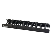 ORGANIZADOR DE CABLE HORIZONTAL ROUTEIT, SENCILLO, PARA RACK DE 19IN, 4IN DE PROFUNDIDAD, 1UR-Accesorios para Rack/Gabinetes-SIEMON-Bsai Seguridad & Controles
