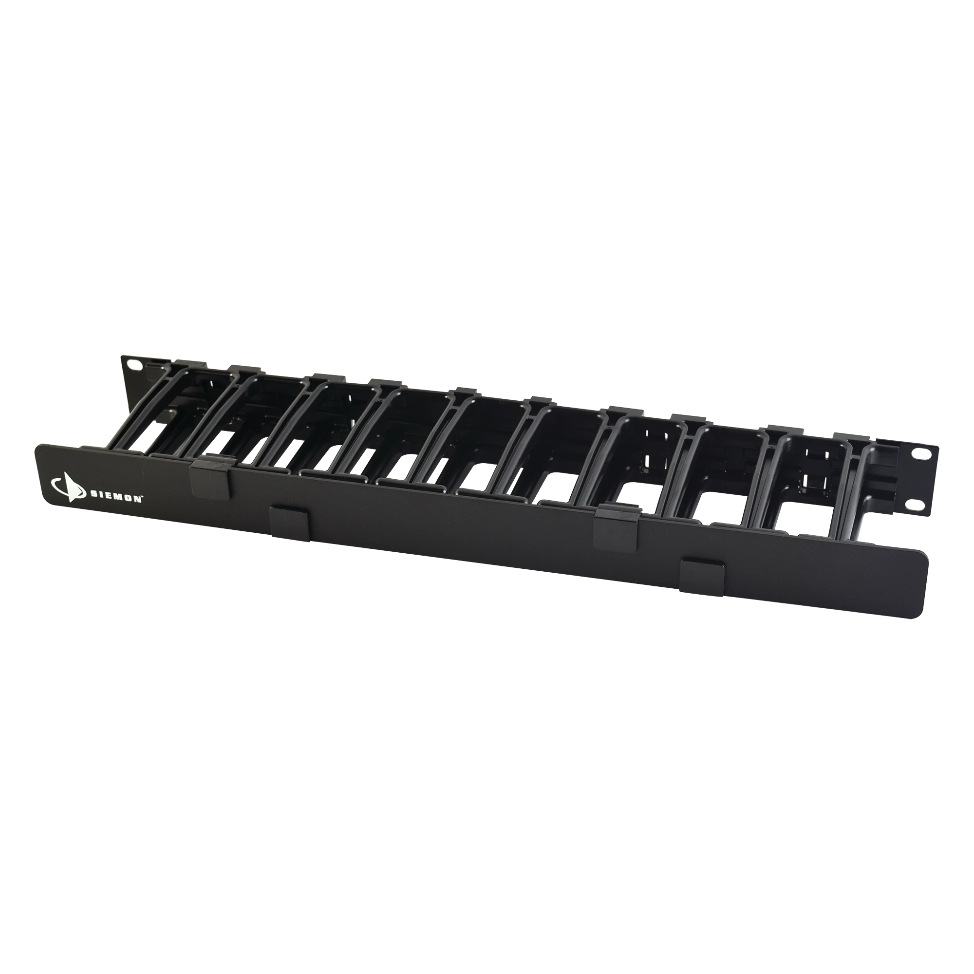 ORGANIZADOR DE CABLE HORIZONTAL ROUTEIT, SENCILLO, PARA RACK DE 19IN, 4IN DE PROFUNDIDAD, 1UR-Accesorios para Rack/Gabinetes-SIEMON-Bsai Seguridad & Controles