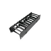 ORGANIZADOR DE CABLE HORIZONTAL ROUTEIT, SENCILLO, PARA RACK DE 19IN, 6IN DE PROFUNDIDAD, 1UR-Accesorios para Rack/Gabinetes-SIEMON-Bsai Seguridad & Controles