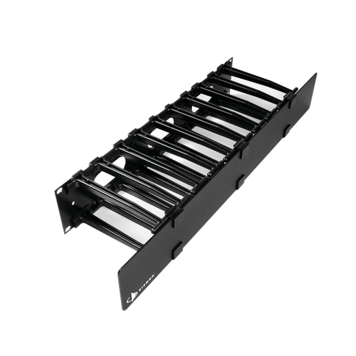 ORGANIZADOR DE CABLE HORIZONTAL ROUTEIT, SENCILLO, PARA RACK DE 19IN, 6IN DE PROFUNDIDAD, 2UR-Accesorios para Rack/Gabinetes-SIEMON-Bsai Seguridad & Controles